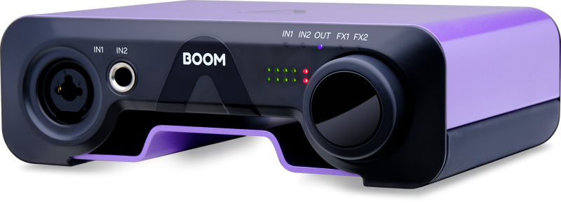 Apogee BOOM - 2 IN X 2 OUT USB-C Entry-Level Audio Interface with DSP