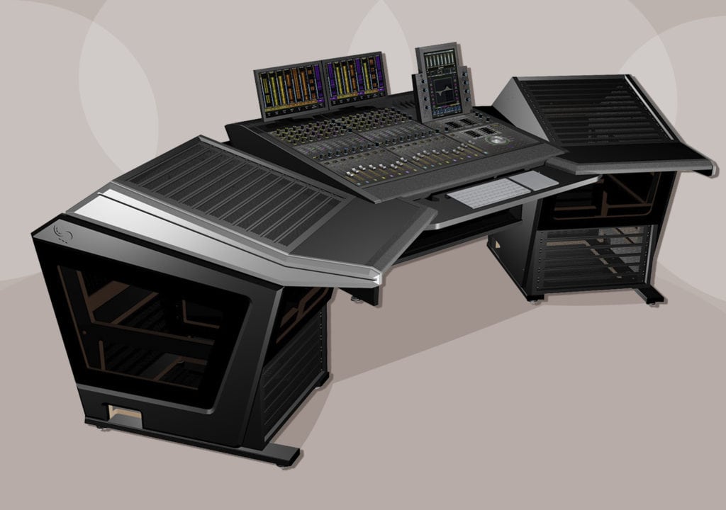 Sterling Modular Avid S6 M40-32-9 Plan D-Style Mixer Conversion - Furniture - Professional Audio Design, Inc