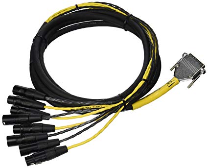 Avid DB25 XLR M+F AES/EBU Digisnake 4' Model #Mh097 - Professional Audio Design, Inc