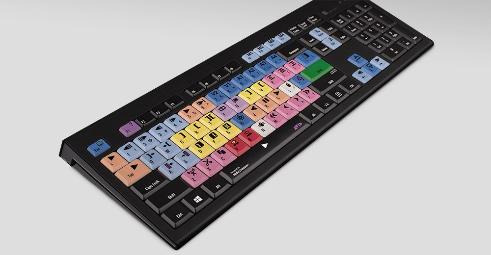 Avid Media Composer Logickeyboard Astra Backlit Pc Keyboard - Professional Audio Design, Inc