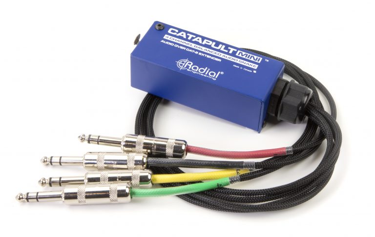 Radial Engineering Catapult Mini - Compact Cat 5 Analog Snake - Accessories - Professional Audio Design, Inc