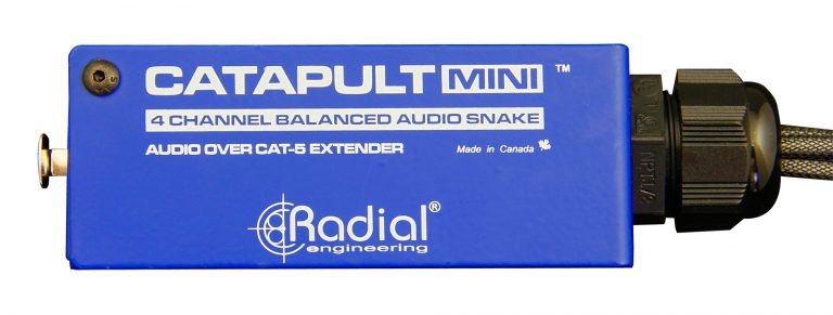 Radial Engineering Catapult Mini - Compact Cat 5 Analog Snake - Accessories - Professional Audio Design, Inc