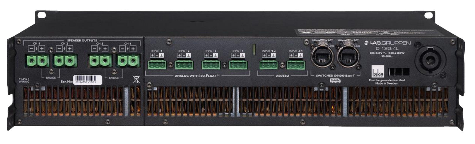 Lab Gruppen D 120:4L - Power Amps - Professional Audio Design, Inc