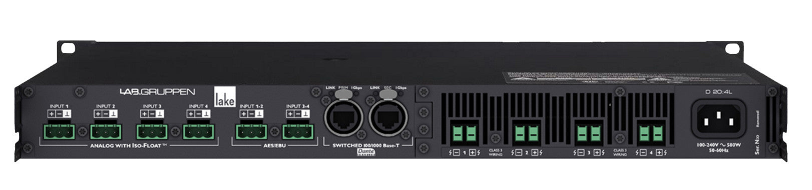 Lab Gruppen D 20:4L - Power Amps - Professional Audio Design, Inc
