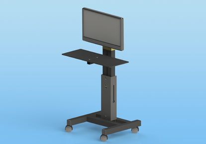 Sound Anchor DAW-1X Workstation Stand with One Monitor Mount - Accessories - Professional Audio Design, Inc