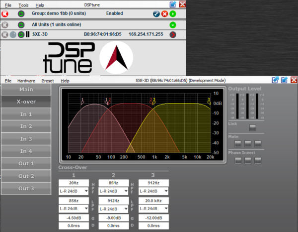Augspurger SXE-3D Three-Way DSP Rack-Mount Amplifier - Professional Audio Design, Inc