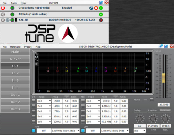 Augspurger SXE-3D Three-Way DSP Rack-Mount Amplifier - Professional Audio Design, Inc
