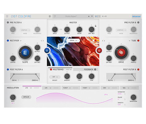 Arturia Dist Coldfire - Dual distortion reactor