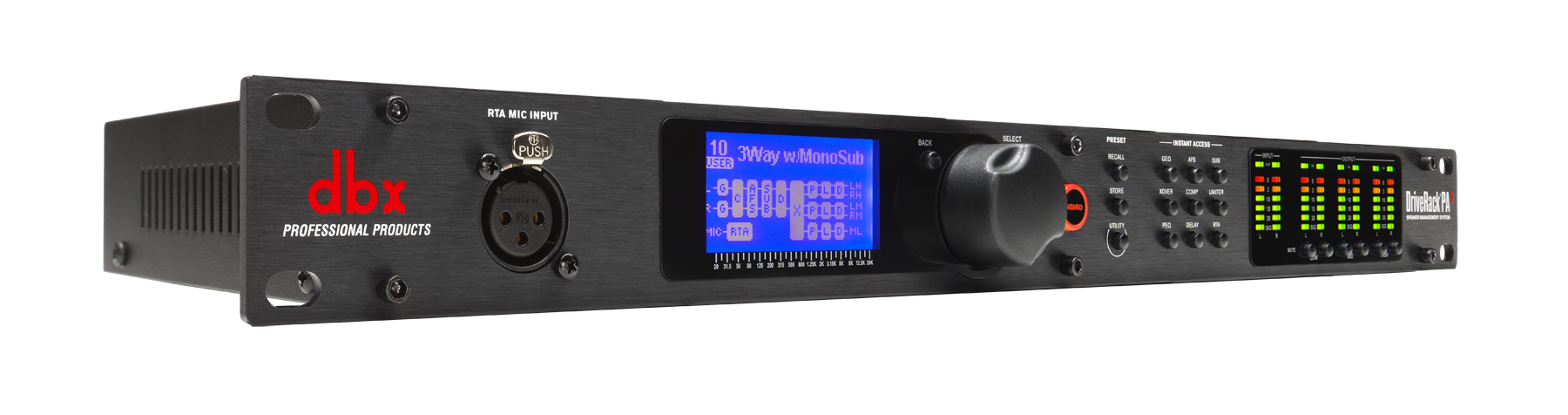 dbx DriveRack PA2 - Complete Loudspeaker Management System