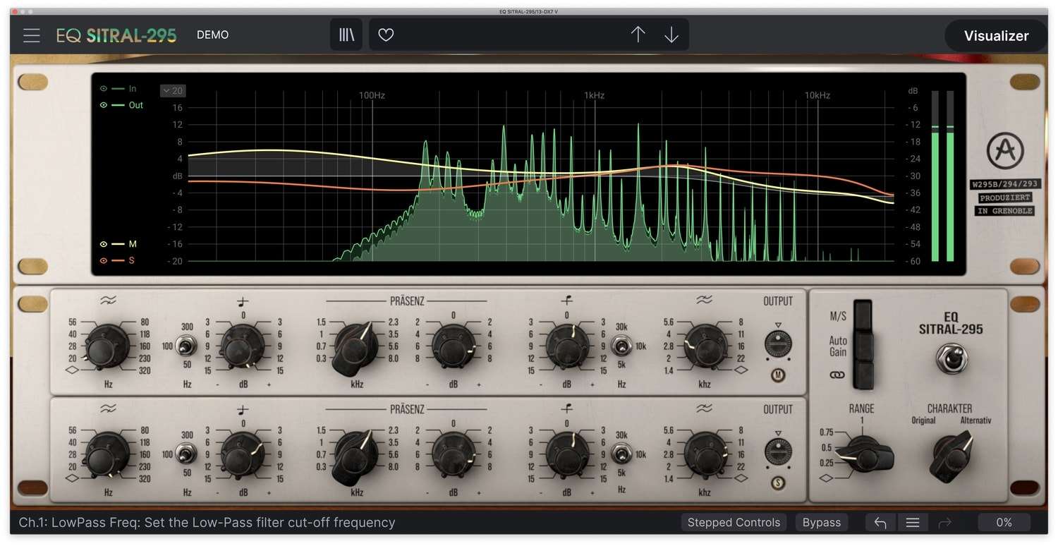 Arturia EQ SITRAL-295 - Transistor tone sweetener