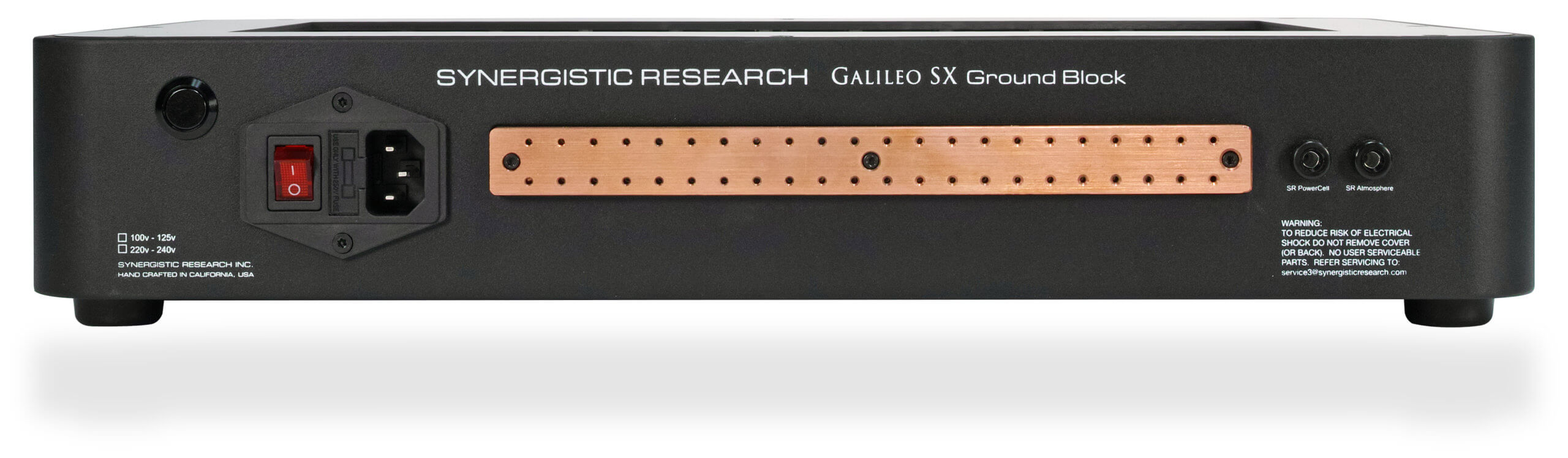 Synergistic Research Galileo Active Ground Block SE - Includes Atmosphere SX Active Ground Block AC