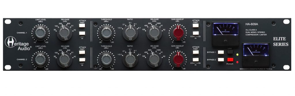 Heritage Audio HA609A - Dual Compressor