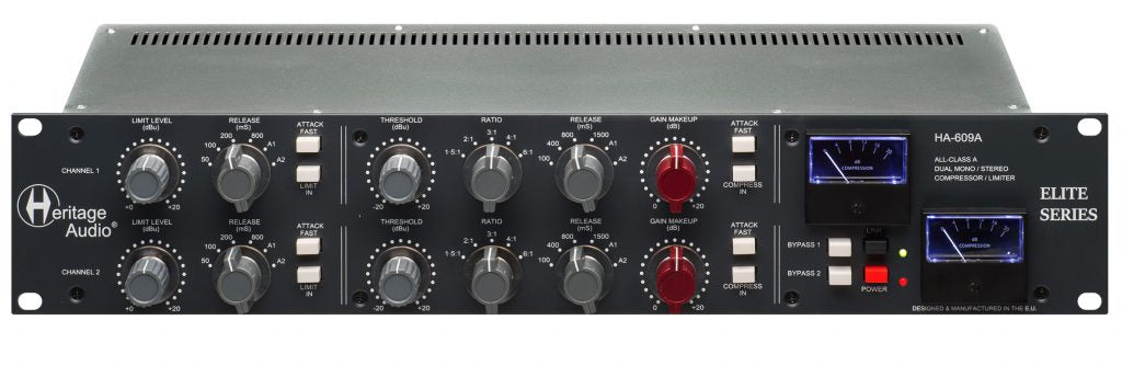 Heritage Audio HA609A - Dual Compressor