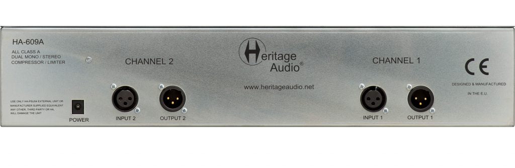 Heritage Audio HA609A - Dual Compressor