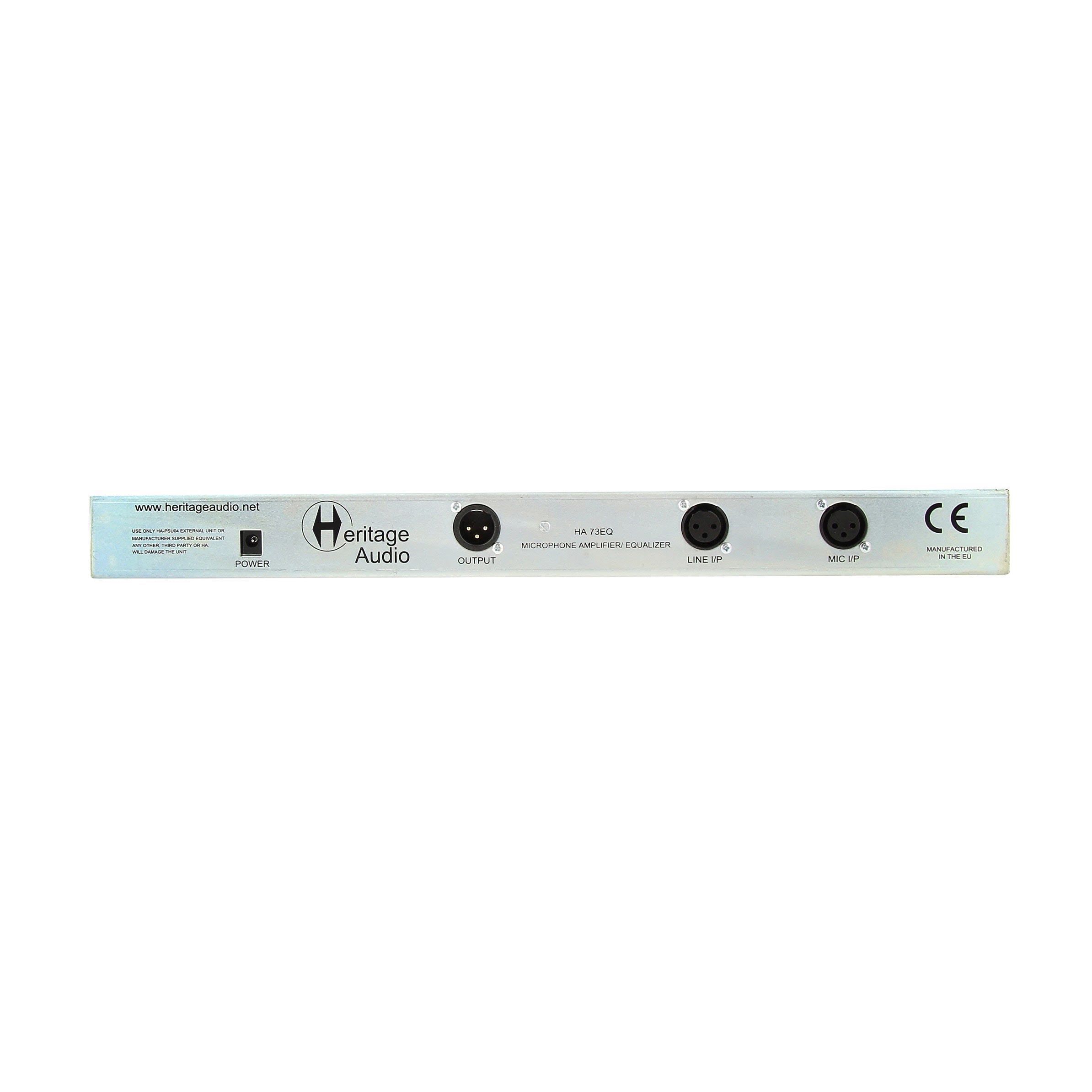 Heritage Audio HA73EQ - Single Channel Full Rack Mic Pre with EQ