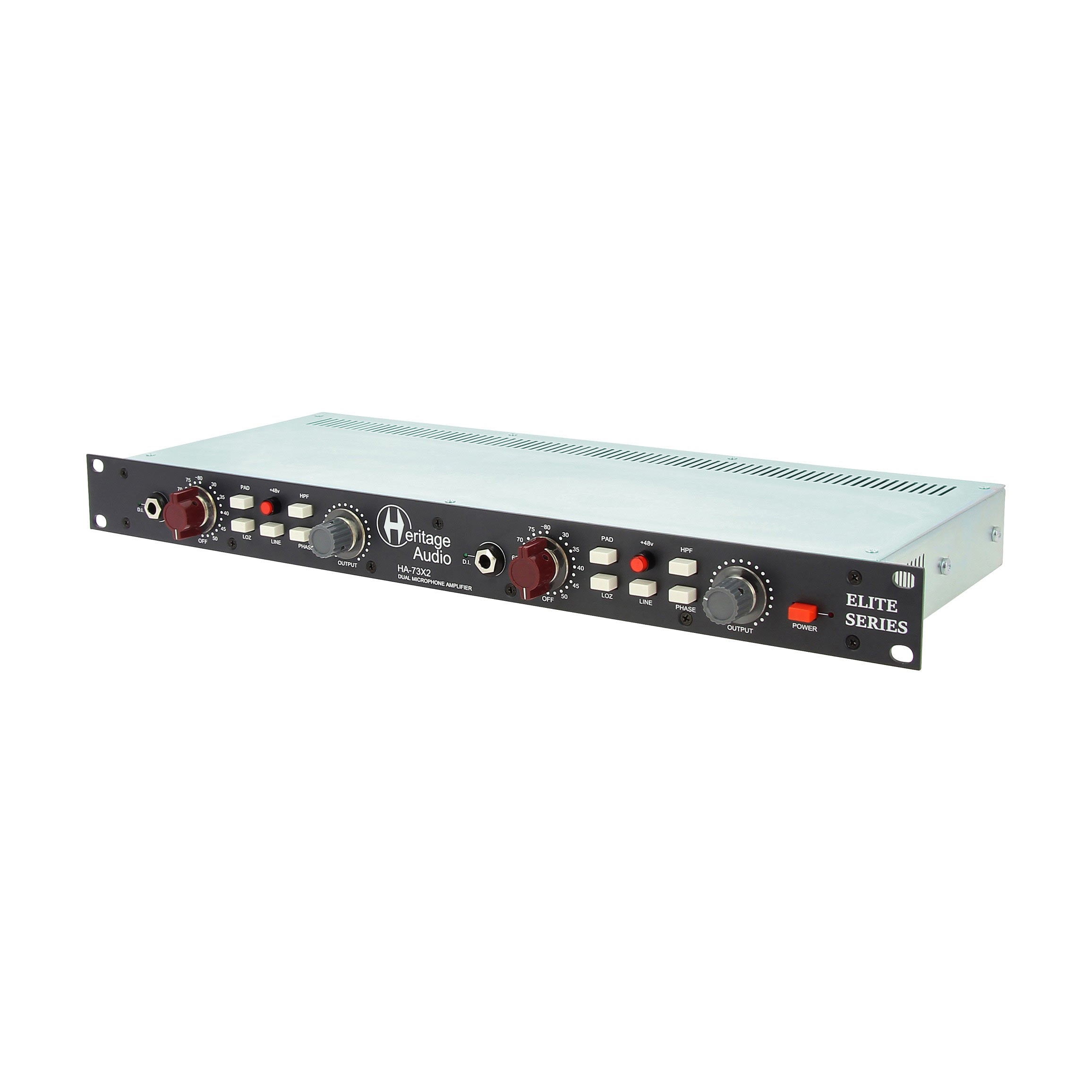 Heritage Audio HA73X2 - Dual Channel Full Rack Mic Pre - Professional Audio Design, Inc