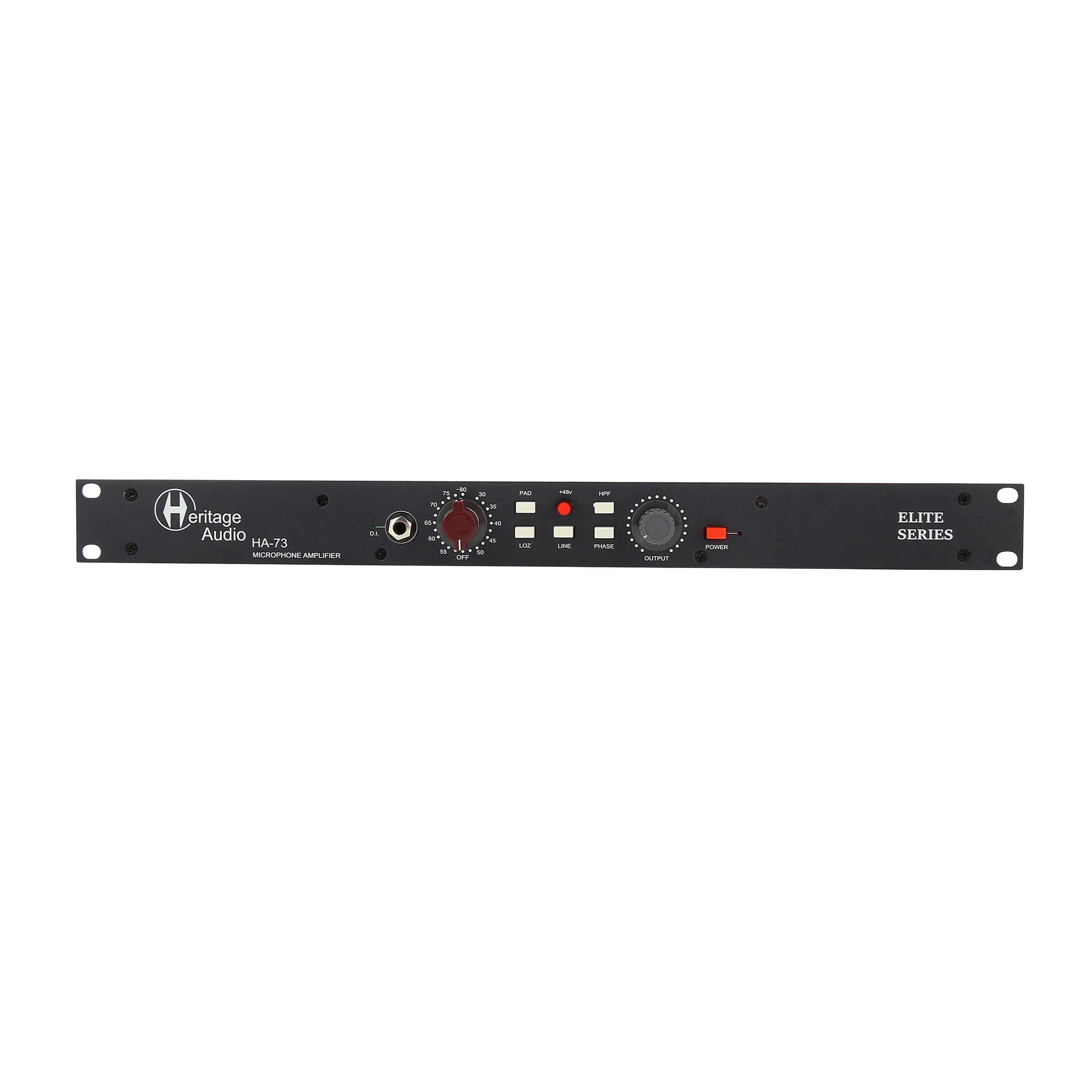 Heritage Audio HA73 - Single Channel Full Rack Mic Pre