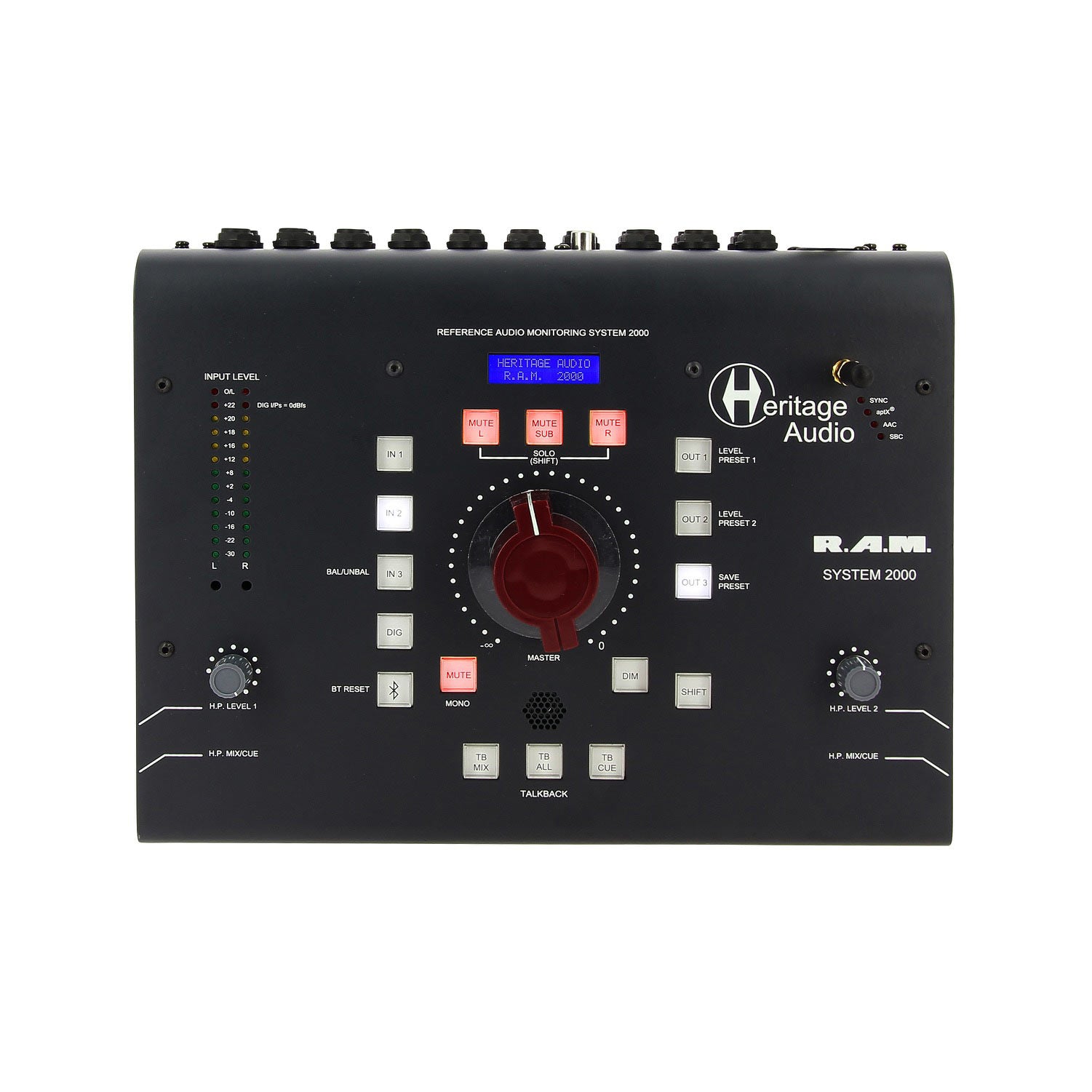 Heritage Audio RAM System 2000 - 2000 Desktop Monitoring System with Bluetooth