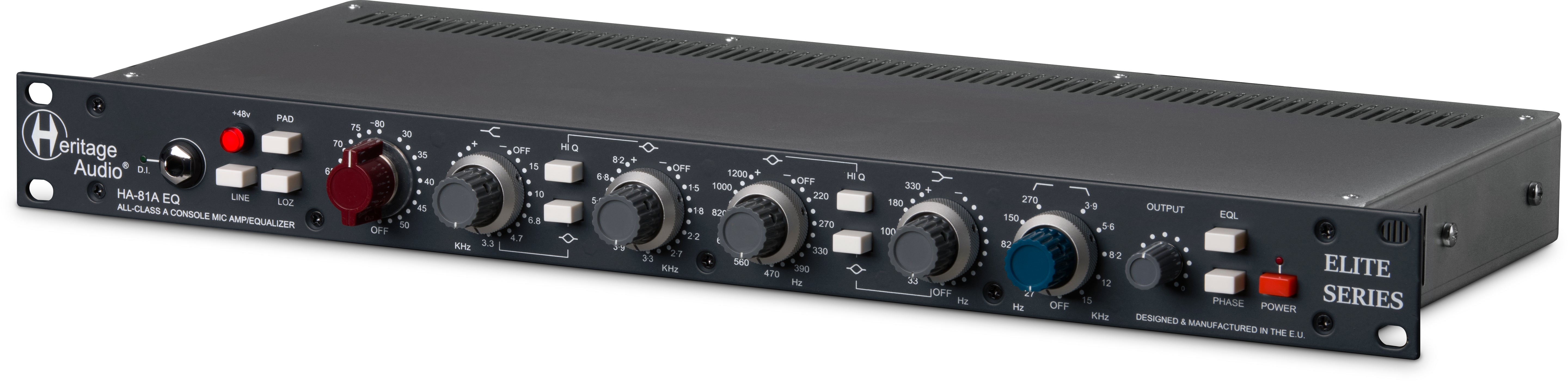Heritage Audio HA81A - Class-A 73-Style Mic Pre with 81-Style EQ