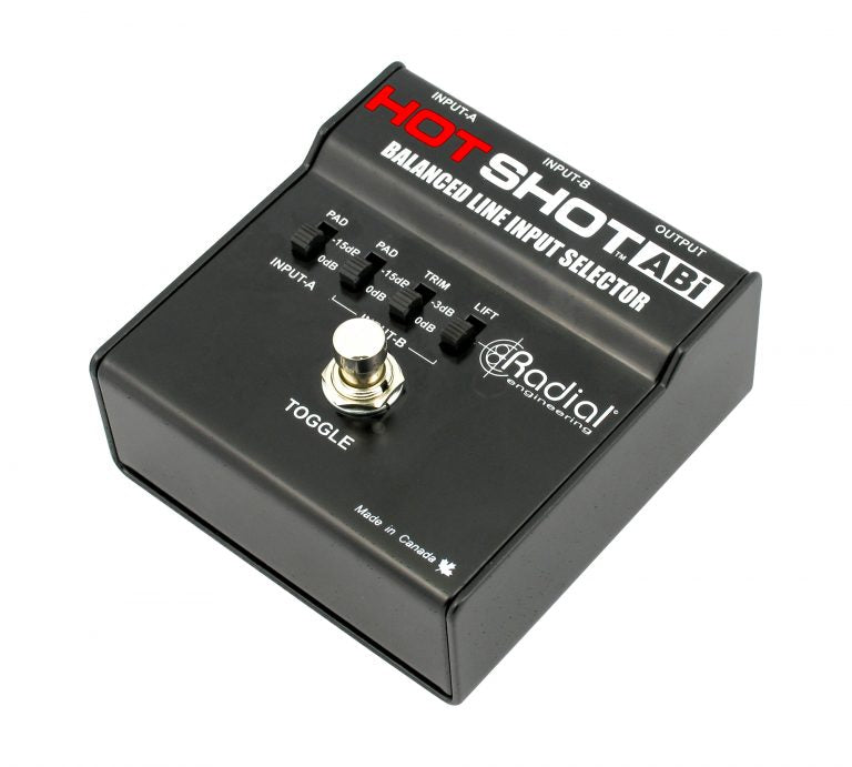 Radial Engineering HotShot ABi - Speaker Switcher - Professional Audio Design, Inc