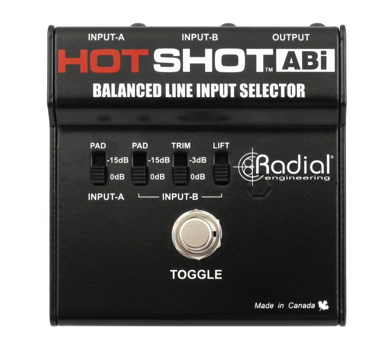 Radial Engineering HotShot ABi - Speaker Switcher - Professional Audio Design, Inc