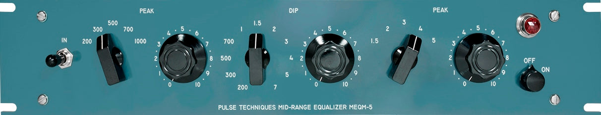 Pultec MEQM-5 Tube Program Equalizer - Equalizers - Professional Audio Design, Inc