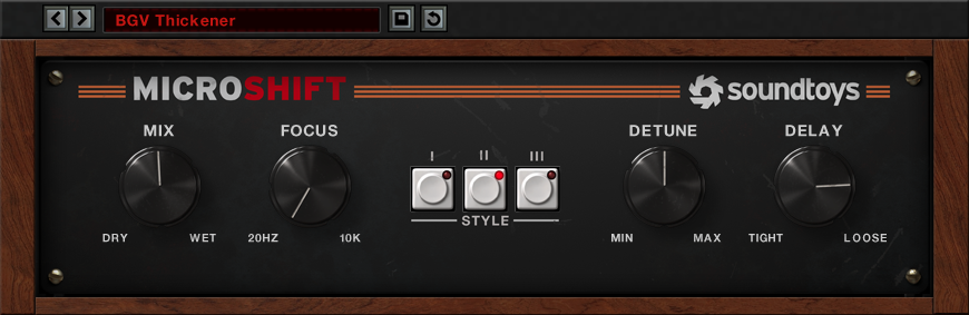 Soundtoys MicroShift 5