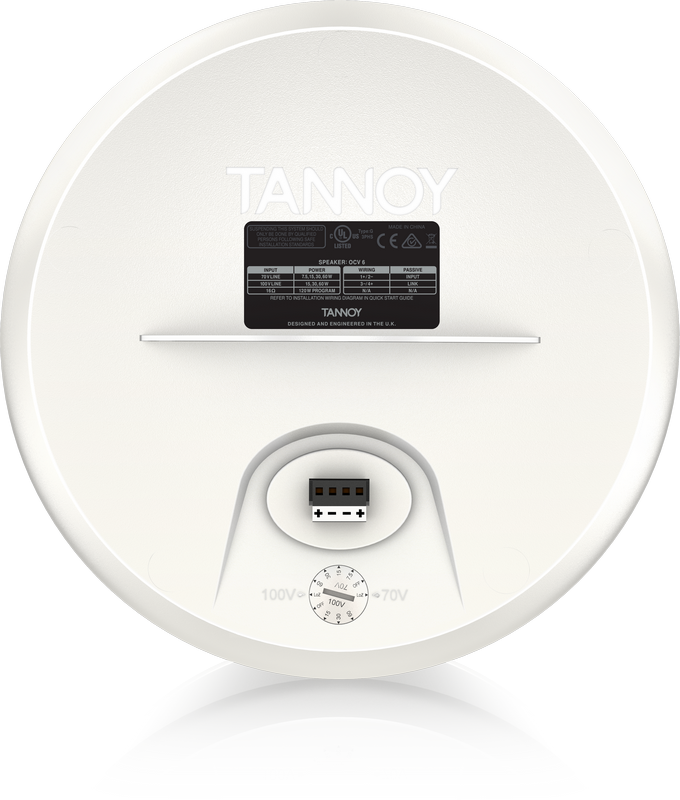 Tannoy OCV 6 - Loudspeaker Management System - Professional Audio Design, Inc