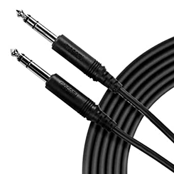 Mogami PURE PATCH SS - NICKEL 1/4" PLUG TO 1/4" STEREO HI-DEF PATCH CABLE