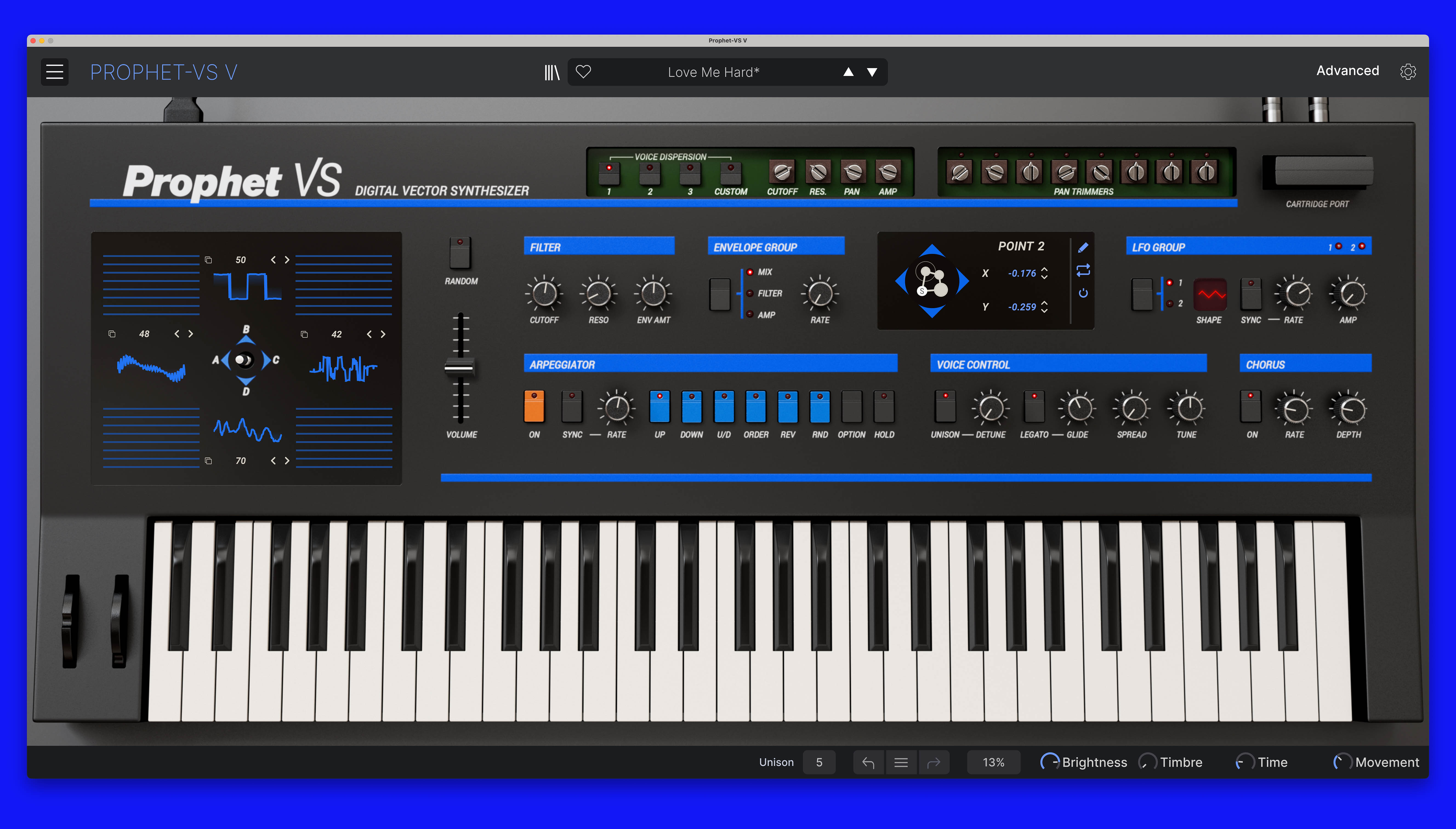 Arturia Prophet VS V License - Exploratory Vector Synthesizer