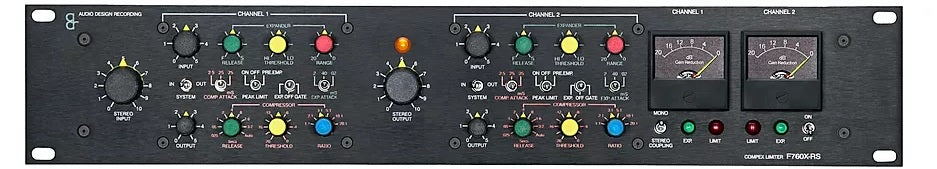 Q2 Audio F760X-RS Compex Stereo Limiter - Limiter - Professional Audio Design, Inc