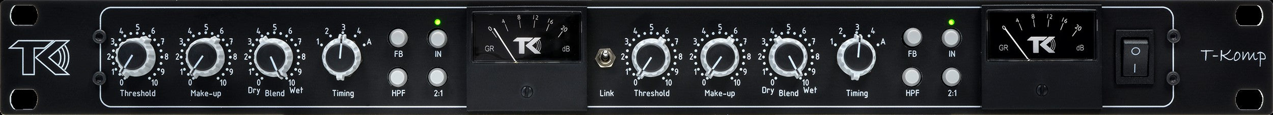 TK Audio TKomp Rack - Dual Mono Compressor