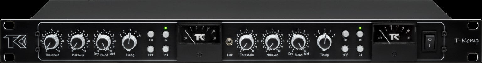 TK Audio TKomp Rack - Dual Mono Compressor