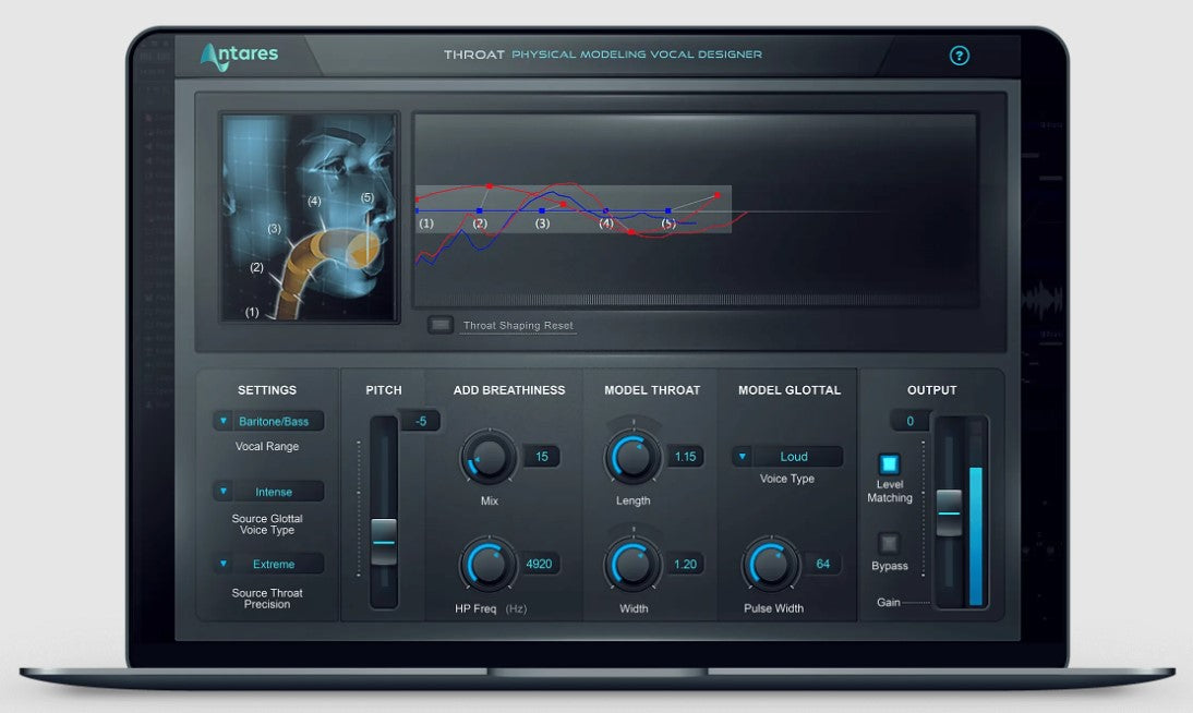 Antares Throat - Physical Modeling Vocal Designer