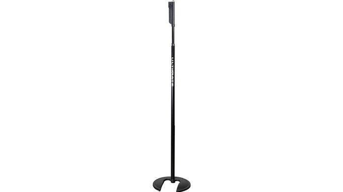 Ultimate Support Mic Stand with 1-Handed Height Adjustment and Stackable Base