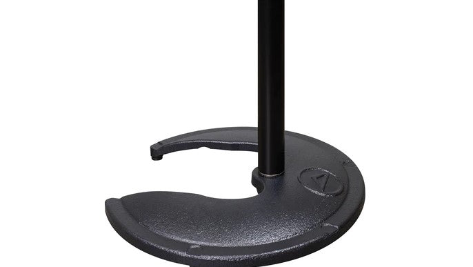 Ultimate Support Mic Stand with 1-Handed Height Adjustment and Stackable Base