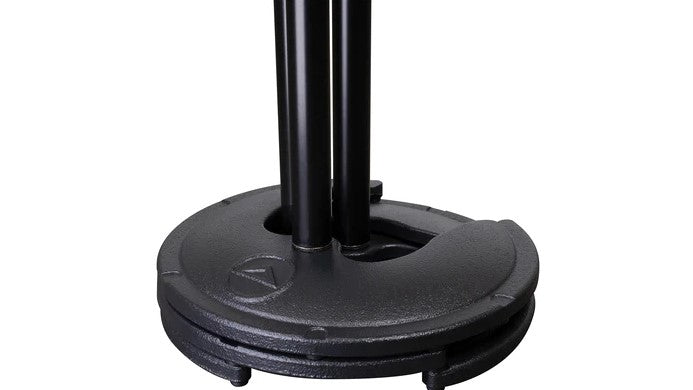 Ultimate Support Mic Stand with 1-Handed Height Adjustment and Stackable Base