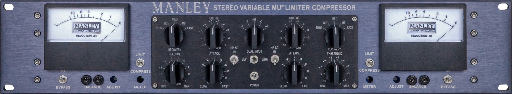 Recording Equipment - Manley - Manley Mastering Stereo Vari-Mu Limiter Compressor - Professional Audio Design, Inc