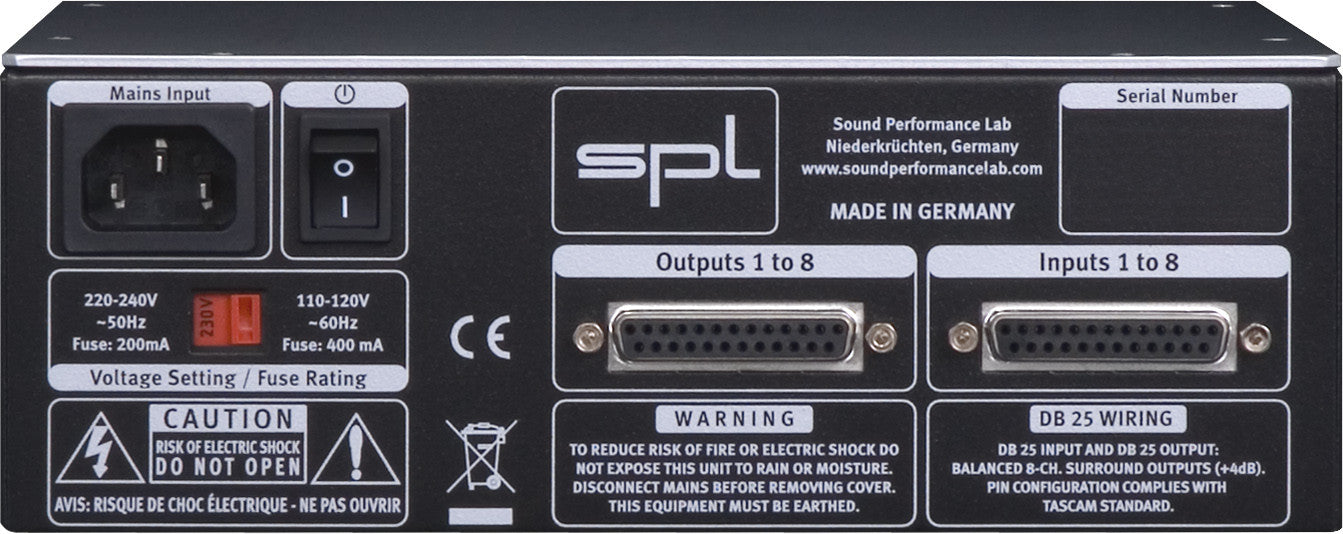 Recording Equipment - SPL - SPL Volume 8 - Professional Audio Design, Inc