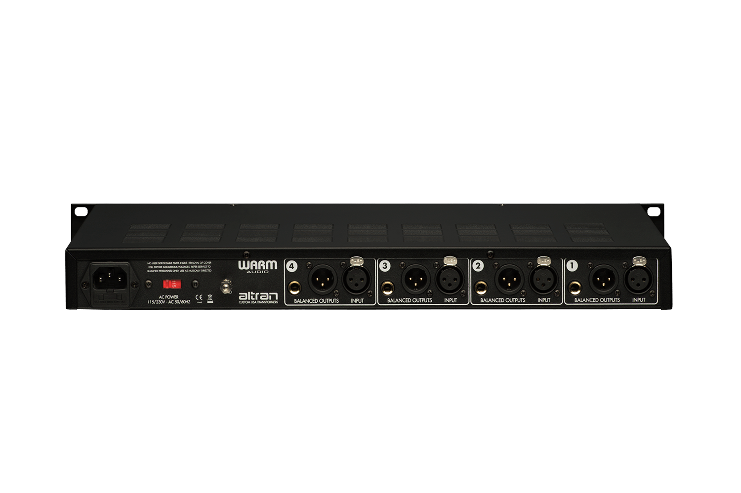 Warm Audio WA-412 Four Channel Mic Pre - Mic Preamp - Professional Audio Design, Inc