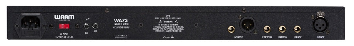 Warm Audio WA73 Single Channel British Mic Pre - Mic Preamp - Professional Audio Design, Inc