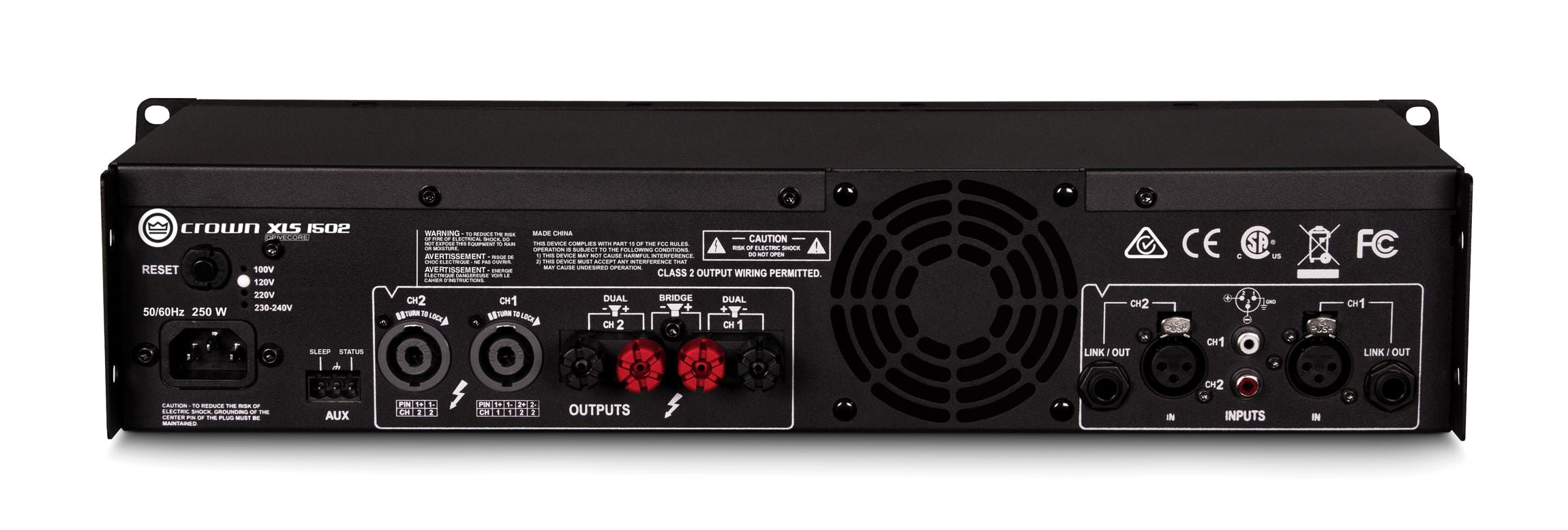 Crown Audio XLS1502 Drivecore - Power Amps - Professional Audio Design, Inc