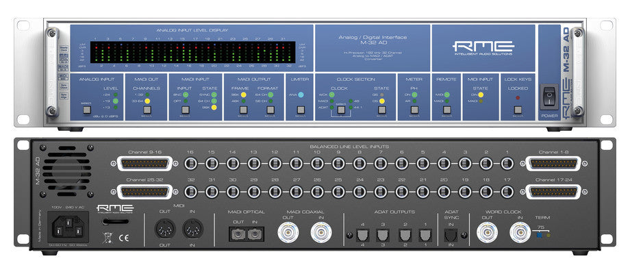 Computer Audio,Recording Equipment - RME - RME M-32 DA - Professional Audio Design, Inc