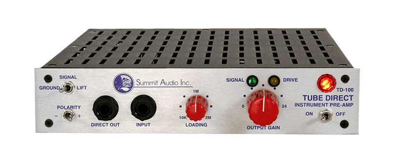 Summit Audio TD-100 Instrument Preamp/Direct Box - Preamp Summit Audio TD-100 Instrument Preamp/Direct Box - Preamp