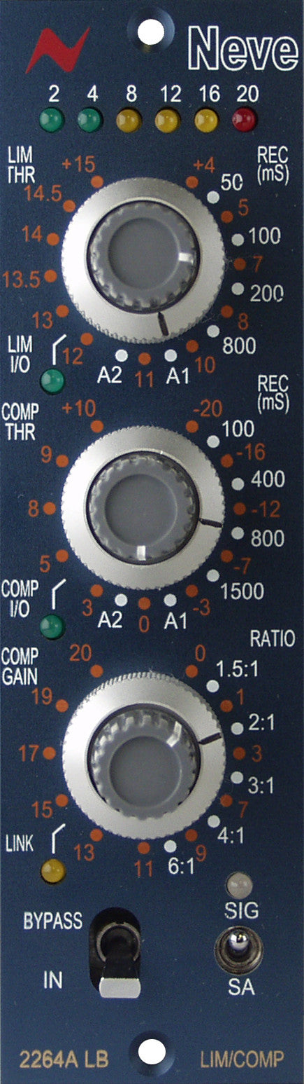 Recording Equipment - AMS Neve - AMS Neve 2264ALB 500 Series Mono Limiter/Compressor Module - Professional Audio Design, Inc