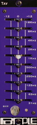 Recording Equipment - Purple Audio - Purple Audio TAV 10 Band Graphic Inductor EQ Module - Professional Audio Design, Inc