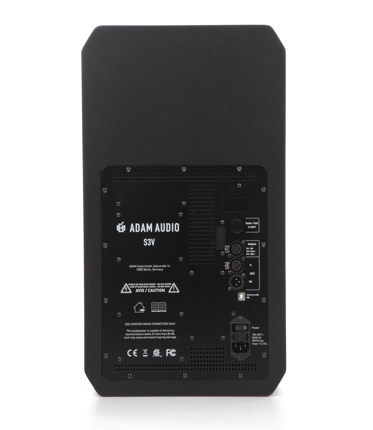 Monitor Systems - ADAM Audio S3V Mid-field Monitor  - Professional Audio Design, Inc