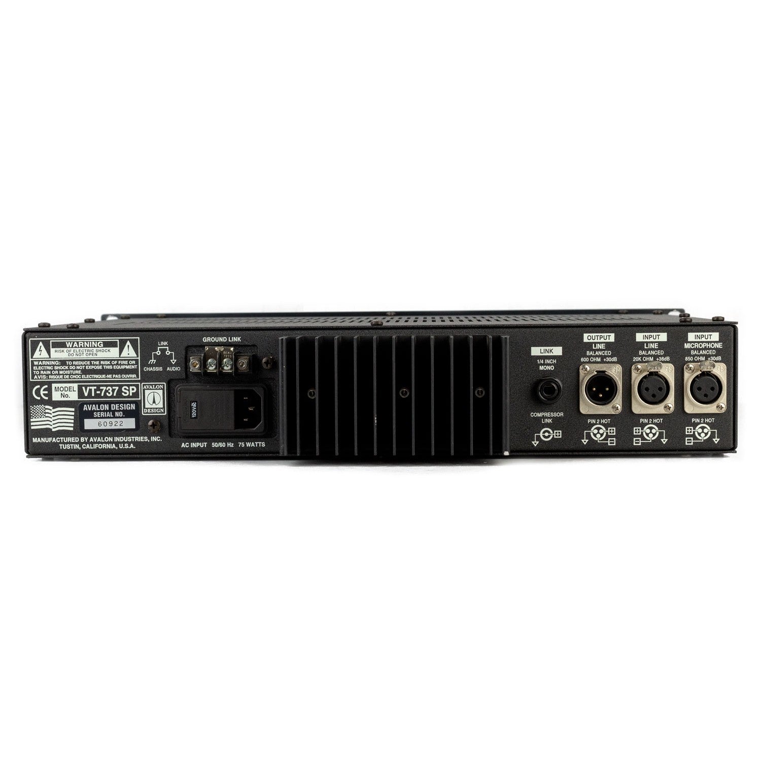 Avalon Design VT-737SP - Professional Audio Design, Inc