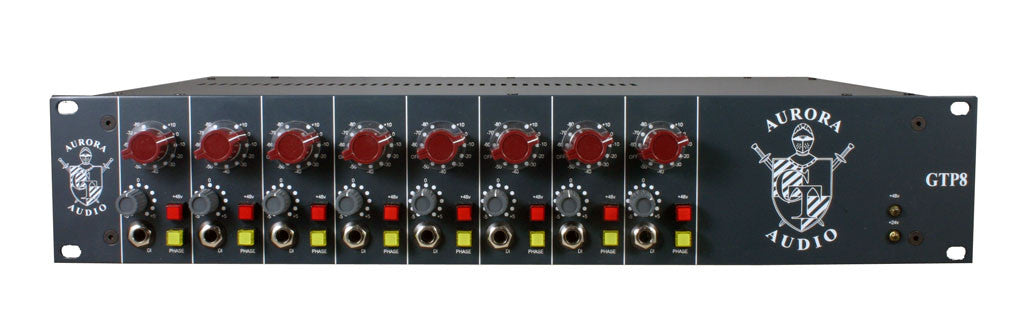 Recording Equipment - Aurora Audio - Aurora Audio GTP8 Eight Channel Preamp - Professional Audio Design, Inc