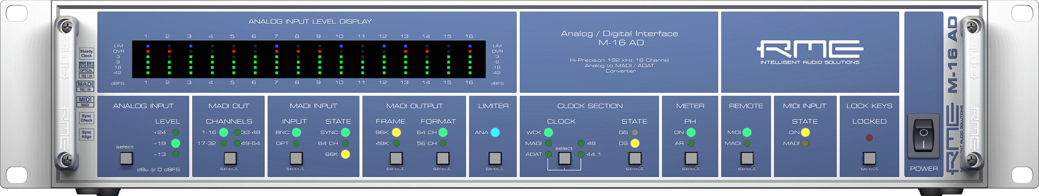 Computer Audio - RME - RME RME M-16 AD - Professional Audio Design, Inc